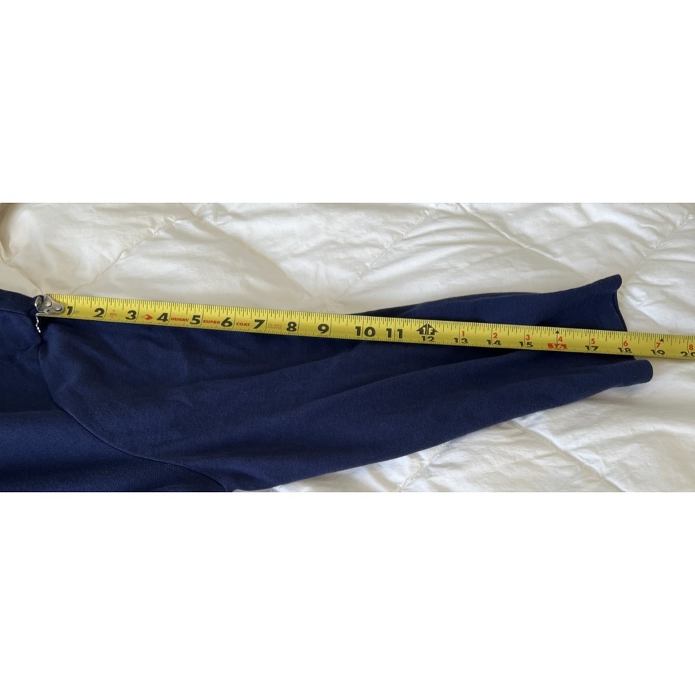 Chico's women's long sleeve t-shirt navy blue Size 3 wardrobe basic - Picture 3 of 7